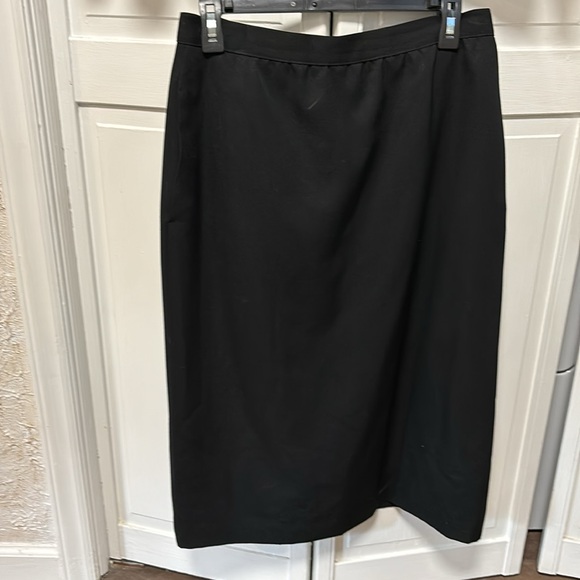 Raspini jacket and skirt dressy suit, vintage NWT, black size 13/14 gorgeous - Picture 9 of 10